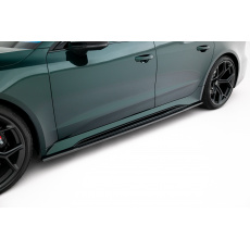 Maxton Design difuzory pod boční prahy pro Audi RS7 C8, materiál pravý karbon