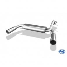 Fox Sportauspuff koncový tlumič výfuku s koncovkou 1x90 Typ 10 na obou stranách pro Honda Civic III s motorem EC8/9 ED6/7/9 EE8/9