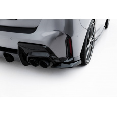 Maxton Design boční difuzory pod zadní nárazník ver.2 pro BMW řada 1 F70, černý lesklý plast ABS, M135i