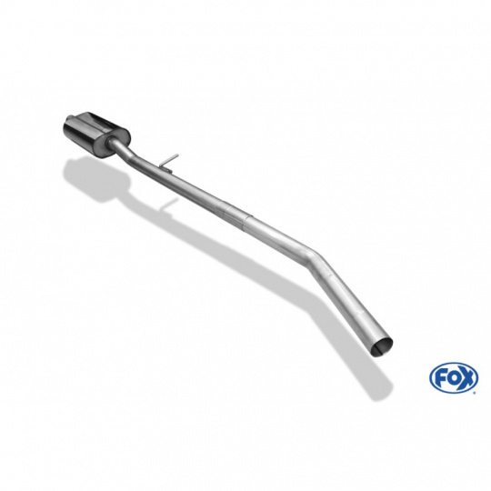Fox Sportauspuff přední díl s tlumičem pro Opel Mokka s motorem 1.4