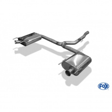 Fox Sportauspuff koncový tlumič výfuku s koncovkou vyvedeno do OEM koncovek pro Opel Insignia A s motorem 2.8, OPC hatch./notchback Fox Sportauspuff koncový tlumič výfuku s koncovkou vyvedeno do OEM koncovek pro Opel Insignia A s motorem 2.8, OPC hatch./notchback