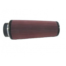 K&N univerzální kulatý zkosený filtr se vstupem 102 mm a výškou 356 mm, gumový vrchlík