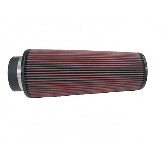 K&N univerzální kulatý zkosený filtr se vstupem 102 mm a výškou 356 mm, gumový vrchlík