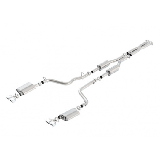 Borla Cat-Back výfukový systém "ATAK" pro Dodge Challenger R/T 5,7l RWD, 2-dvéř., r.v. od 09-14 Borla Cat-Back výfukový systém "ATAK" pro Dodge Challenger R/T 5,7l RWD, 2-dvéř., r.v. od 09-14