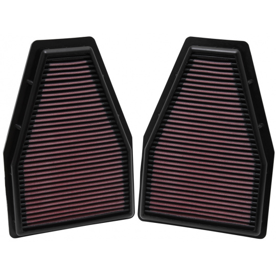 K&N sada sportovních vložek vzduchových filtrů pro Porsche 911 r.v. 2012 3.8L Benzin w/Panel Filter