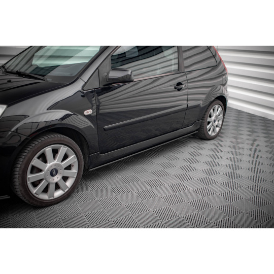 Maxton Design "Street Pro" difuzory pod boční prahy pro Ford Fiesta ST Mk6, plast ABS bez povrchové úpravy