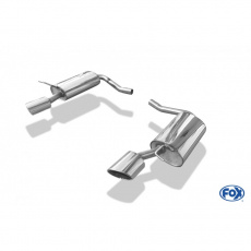 Fox Sportauspuff koncový tlumič výfuku s koncovkou 115x85 Typ 38 na obou stranách pro Ford Cougar s motorem 2.0, 2.5 V6 Fox Sportauspuff koncový tlumič výfuku s koncovkou 115x85 Typ 38 na obou stranách pro Ford Cougar s motorem 2.0, 2.5 V6
