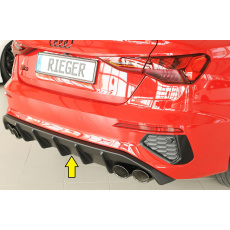 Rieger vložka zadního nárazníku pro Audi A3 GY 5-dvéř. (sportback), plast ABS bez povrchové úpravy Rieger vložka zadního nárazníku pro Audi A3 GY 5-dvéř. (sportback), plast ABS bez povrchové úpravy