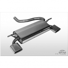 Fox Sportauspuff koncový tlumič výfuku s koncovkou 135x80 Typ 53 na obou stranách pro Mini One s motorem 1.6