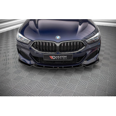 Maxton Design spoiler pod přední nárazník ver.3 pro BMW řada 8 Gran Coupe/G16, černý lesklý plast ABS