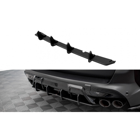 Maxton Design "Street Pro" difuzor zadního nárazníku pro BMW X5 M G05, plast ABS bez povrchové úpravy, s černou a červenou linkou