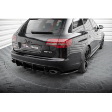 Maxton Design boční difuzory pod zadní nárazník pro Audi RS6 C6, černý lesklý plast ABS, Avant, r.v. 2007-2010