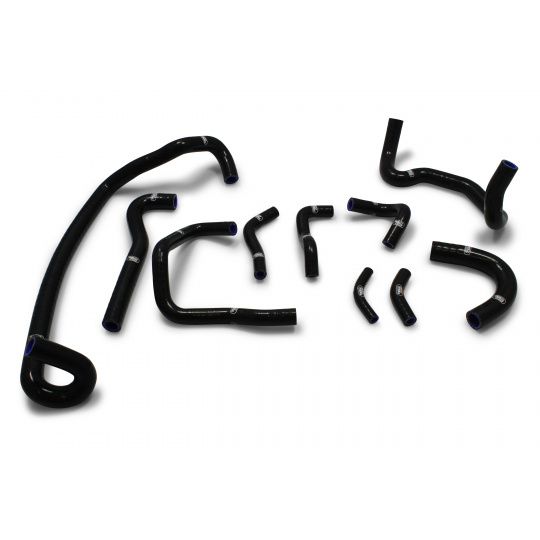 Samco Sport 10-dílná sada silikonových hadic pro doplňkové vedení chladicí kapaliny pro Nissan Skyline GTR R32 1989 - 1994 (BNR32) Heater hoses and smaller coolant hoses, barva: modrá