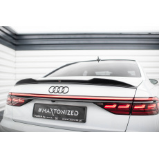 Maxton Design prodloužení spoileru 3d pro Audi A8 D5, černý lesklý plast ABS