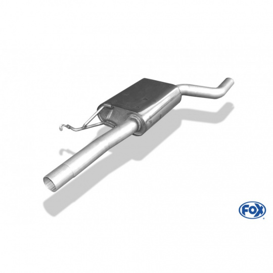 Fox Sportauspuff přední díl s tlumičem pro Audi 80 B4 s motorem 2.0, 2.3, 2.6, 2.8