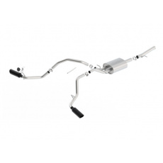 Borla Cat-Back výfukový systém "ATAK" typ 36 pro GMC Sierra 1500 5,3l 2-dvéř. RC/SB 78,8", WB 119", r.v. od 14-18, typ koncovek: černé Borla Cat-Back výfukový systém "ATAK" typ 36 pro GMC Sierra 1500 5,3l 2-dvéř. RC/SB 78,8", WB 119", r.v. od 14-18, typ koncovek: černé