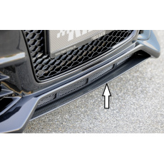 Rieger lipa pod přední nárazník Rieger pro Audi A5 B8, B81 kabriolet, kupé, Sportback po faceliftu, 10/11-06/16, plast ABS s povrchovou úpravou Carbon-Look, pod přední nárazník Rieger obj. kód K 00055460/61/62/63