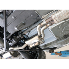 Fox Sportauspuff přední díl s tlumičem pro Mercedes třída E 124 s motorem 3.2 Fox Sportauspuff přední díl s tlumičem pro Mercedes třída E 124 s motorem 3.2