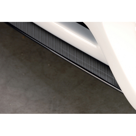 Rieger lipa pod přední nárazník Rieger pro Volkswagen Golf 6 vč. GTD, GTI 3-dvéř., 5-dvéř., kabriolet, plast ABS s povrchovou úpravou Carbon-Look