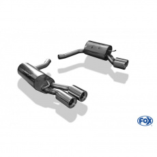 Fox Sportauspuff koncový tlumič výfuku s koncovkou 2x90 Typ 13 na obou stranách pro Mercedes CLS 2011- s motorem 3.5