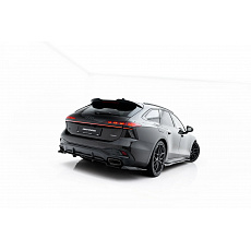 Maxton Design spoiler pod zadní nárazník s žebrováním a křidélkami v.3 pro Audi A6 C9, černý lesklý plast ABS, S-Line, benzín / hybrid Maxton Design spoiler pod zadní nárazník s žebrováním a křidélkami v.3 pro Audi A6 C9, černý lesklý plast ABS, S-Line, benzín / hybrid