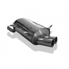 Fox Sportauspuff koncový tlumič výfuku s koncovkou 2x76 Typ 10 pro BMW řada 3 E36 s motorem 1.6