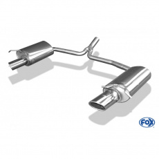 Fox Sportauspuff koncový tlumič výfuku s koncovkou 115x85 Typ 38 na obou stranách pro Mercedes třída C 204 2007- s motorem 1.6, 1.8, 2.2 D Fox Sportauspuff koncový tlumič výfuku s koncovkou 115x85 Typ 38 na obou stranách pro Mercedes třída C 204 2007- s motorem 1.6, 1.8, 2.2 D