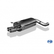Fox Sportauspuff koncový tlumič výfuku s koncovkou 2x90 Typ 13 pro BMW řada 7 E65 s motorem 3.6, 4.4