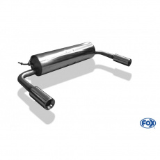 Fox Sportauspuff koncový tlumič výfuku s koncovkou 1x90 Typ 13 na obou stranách pro Toyota RAV 4 II s motorem 2.0, 2.0 D-4D, 5dvéř.