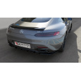 Maxton Design vložka zadního nárazníku pro Mercedes AMG GT S C190, černý lesklý plast ABS