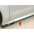 Rieger spoiler pod boční práh (2 dílný) mont. strana levá pro Audi A6 4G, C7 sedan, 11/10-08/14, plast ABS lakovaný do černé lesklé barvy