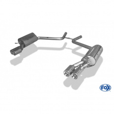 Fox Sportauspuff koncový tlumič výfuku s koncovkou 2x90 Typ 13 na obou stranách pro Mercedes CLS C219 s motorem 3.0 CDI, 3.5, 5.0