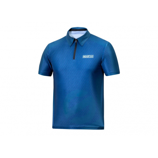 Sparco Subly polokošile, barva: modrá, velikost: XL
