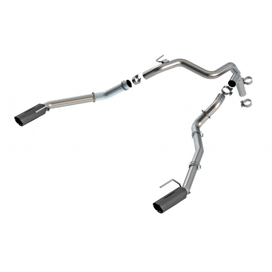 Borla koncový díl pro Ford Ranger Raptor 3.0L V6, automat, 4WD, CC s SB (5') rozvor 128,7'', r.v. 2024-2025, koncovky: černé Borla koncový díl pro Ford Ranger Raptor 3.0L V6, automat, 4WD, CC s SB (5') rozvor 128,7'', r.v. 2024-2025, koncovky: černé