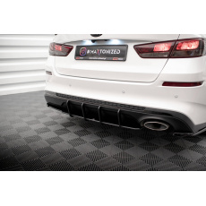 Maxton Design "Street Pro" difuzor zadního nárazníku pro Kia Optima Mk4 Facelift, plast ABS bez povrchové úpravy