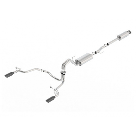 Borla Cat-Back výfukový systém "S-Type" typ 36 pro Ford F-150 2,7l/3,5l V6 EcoBoost (mimo Raptor)/5,0l V8 s automat. přev., EC/SB 78,8", CC/SHB 67", CC/SB 6,5´, r.v. od 15-20, typ koncovek: černé Borla Cat-Back výfukový systém "S-Type" typ 36 pro Ford F-150 2,7l/3,5l V6 EcoBoost (mimo Raptor)/5,0l V8 s automat. přev., EC/SB 78,8", CC/SHB 67", CC/SB 6,5´, r.v. od 15-20, typ koncovek: černé