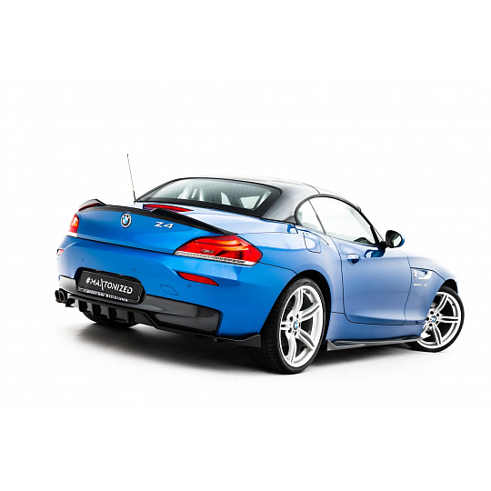 Maxton Design spoiler pod zadní nárazník s žebrováním v.2 pro BMW Z4 E89 Facelift, černý lesklý plast ABS, M-Pack Maxton Design spoiler pod zadní nárazník s žebrováním v.2 pro BMW Z4 E89 Facelift, černý lesklý plast ABS, M-Pack