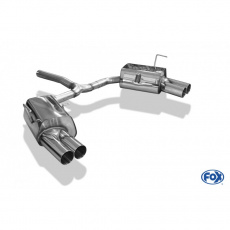 Fox Sportauspuff koncový tlumič výfuku s koncovkou 2x76 Typ 10 na obou stranách pro Mini Cooper S R53 links, rechts s motorem 1.6