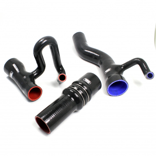 Samco Sport 3-dílná sada silikonových hadic pro vedení tlakového vzduchu pro Audi S6 C4 1995-1997 2.2l 5vál., barva: modrá