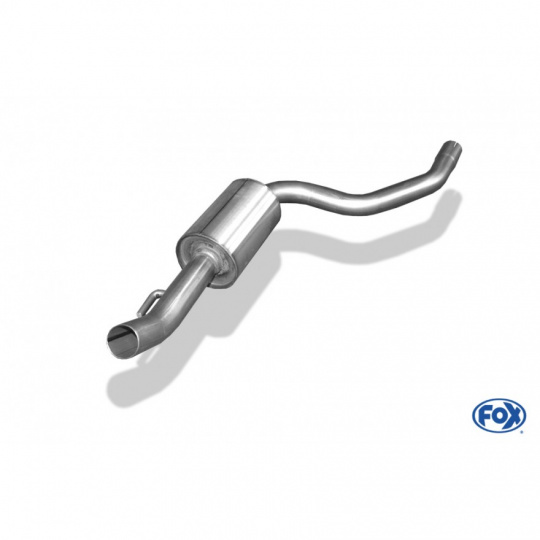 Fox Sportauspuff středový tlumič výfuku pro Alfa Romeo 147 s motorem 1.6, 2.0