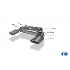 Fox Sportauspuff koncový tlumič výfuku s koncovkou 1x145x65 Typ 59 na obou stranách pro Mazda MX5 ND 2015- s motorem 1.5, 2.0