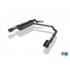 Fox Sportauspuff koncový tlumič výfuku s koncovkou 1x90 Typ 25 na obou stranách R32 Design pro Volkswagen Golf IV s motorem 1.4, 1.6, 1.8, 1.9 TDI, 2.0, 2.3