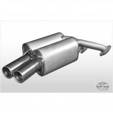 Fox Sportauspuff dvojitý koncový tlumič výfuku s koncovkou 2x90 Typ 13 pro Toyota Supra s motorem 3.0 Fox Sportauspuff dvojitý koncový tlumič výfuku s koncovkou 2x90 Typ 13 pro Toyota Supra s motorem 3.0