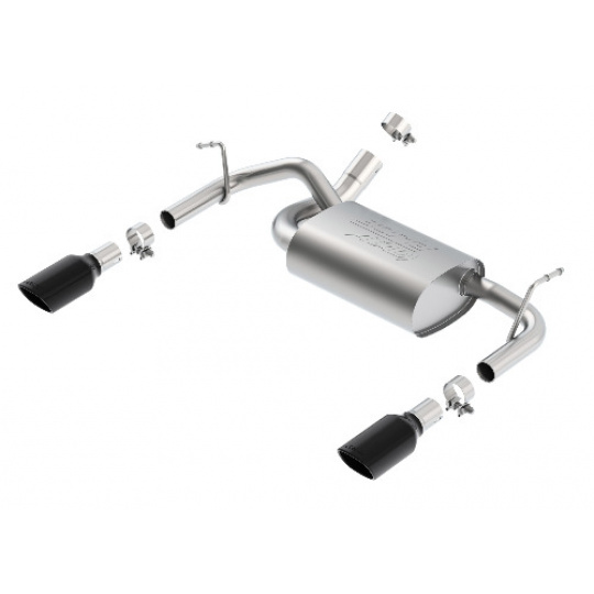 Borla koncový díl "ATAK" typ 41 pro Jeep Wrangler JK/JKU 3,6l 4WD 2/4-dvéř. r.v. od 12-18, typ koncovek: černé Borla koncový díl "ATAK" typ 41 pro Jeep Wrangler JK/JKU 3,6l 4WD 2/4-dvéř. r.v. od 12-18, typ koncovek: černé