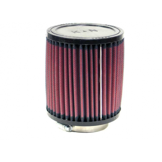 K&N univerzální kulatý filtr se vstupem 65 mm a výškou 127 mm, gumový vrchlík