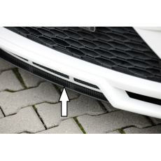 Rieger lipa pod přední nárazník Rieger pro Seat Leon Cupra 5F 3-dvéř. (sc), 5-dvéř., 5-dvéř. (ST/Combi) před faceliftem, 03/14-12/16, plast ABS s povrchovou úpravou Carbon-Look