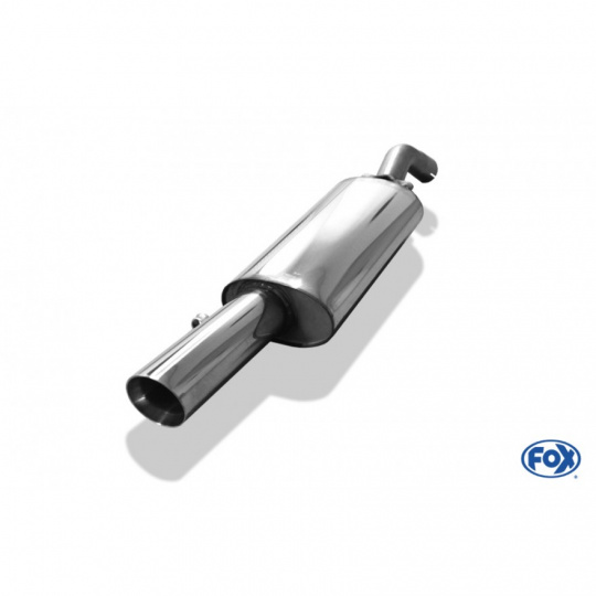 Fox Sportauspuff koncový tlumič výfuku pro Volkswagen Corrado G60 s motorem 1.8