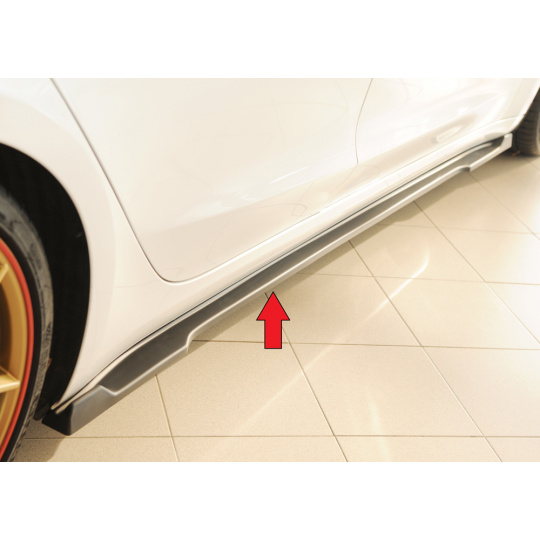 Rieger spoiler pod boční práh mont. strana pravá pro Tesla Model 3 003, r.v. 06/18-, plast ABS bez povrchové úpravy