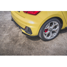 Maxton Design boční difuzory pod zadní nárazník pro Audi A1 GB, černý lesklý plast ABS