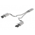 Borla Cat-Back výfukový systém "Touring" pro Ford Mustang GT 5,0l Coupe/Convertible RWD 2-dvéř. s "active valve exhaust" (s homologací ECE), r.v. 2018-2020, typ koncovek: černé